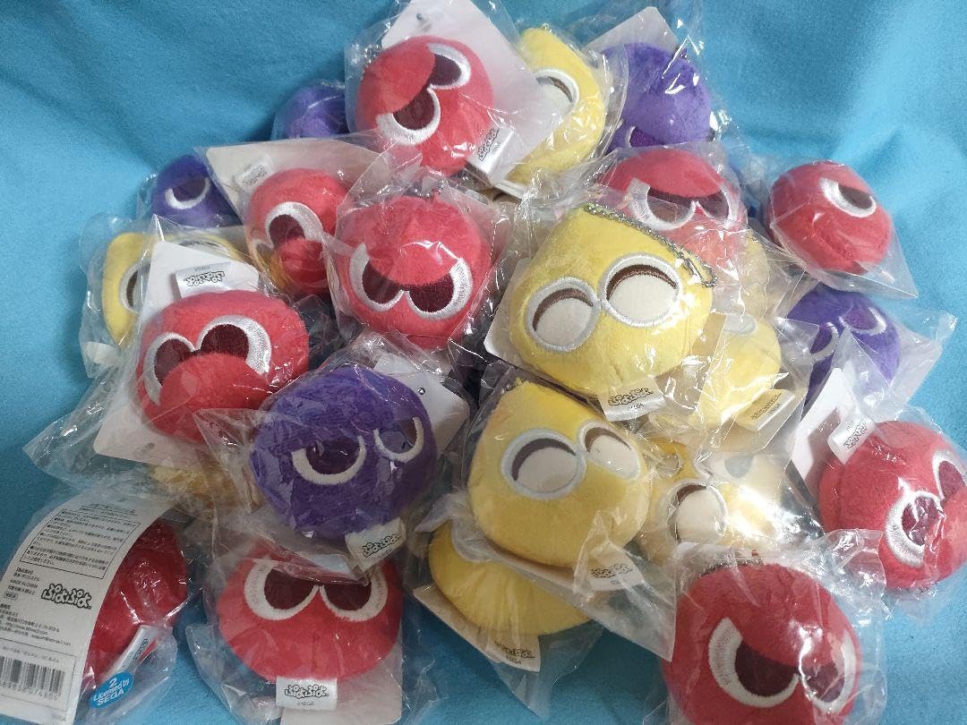 Amazon.co.jp: ぷよぷよ ぬいぐるみ ?ぷよ 赤ぷよ 紫ぷよ : おもちゃ